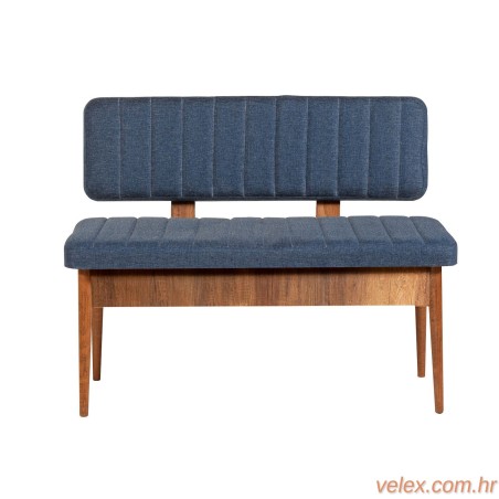 Klupa, Orah Tamno plava, Vina 1048 - 2 - Dark Blue, Walnut