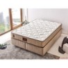 Madrac, Bijela boja Bež Smeđa, Bamboo 180x200 cm Double Size Middle Firm Mattress