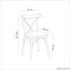 Stolica, Crno, Oliver Chair -  Black Barok v2