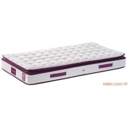 Madrac, Bijela boja Ljubičasta, Purple 90x190 cm Single Size Padded Soft Mattress