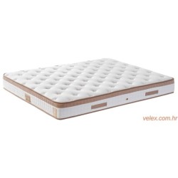 Madrac, Bijela boja Smeđa, Latte 140x200 cm Double Size Firm Mattress