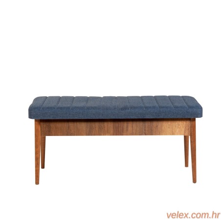 Klupa, Orah Tamno plava, Vina 1048 - 1 - Dark Blue, Walnut