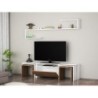 TV jedinica, Bijela boja Orah, Ege - White, Walnut