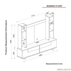 TV jedinica, Orah Antracit, Murano