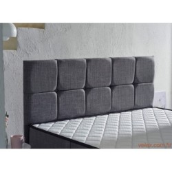 Madrac, Bijela boja Sivo, Diamond 90x190 cm Single Size Ultra Firm Mattress