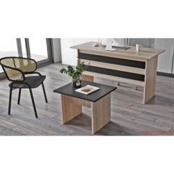 Stolić za kavu, hrast Crno, Vario B - Oak, Black