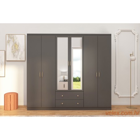 Garderoba, Antracit, Lavinia 026 - Anthracite