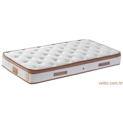 Madrac, Bijela boja Smeđa, Latte 90x190 cm Single Size Firm Mattress