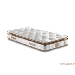 Madrac, Bijela boja Smeđa, Queen 90x190 cm Single Size Padded Firm Mattress