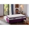 Madrac, Bijela boja Ljubičasta, Violet 100x200 cm Single Size Middle Firm Mattress