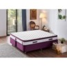 Madrac, Bijela boja Ljubičasta, Violet 140x190 cm Double Size Middle Firm Mattress