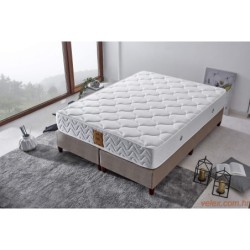 Madrac, Bijela boja, Relax 140x200 cm Double Size Luxury Middle Firm Mattress