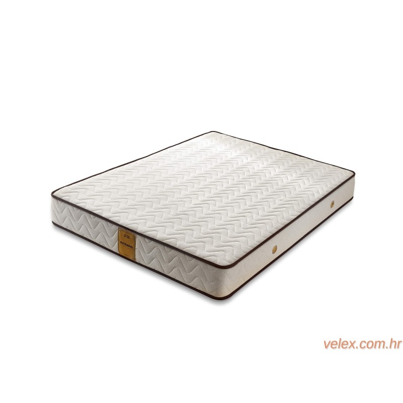 Madrac, Bijela boja Smeđa, Visco Exclusive 140x190 cm Double Size Memory Foam Luxury Soft Mattress