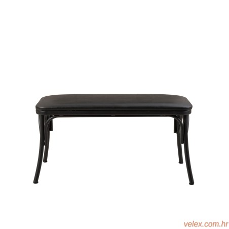 Klupa, Crno, Oliver Bench -  Black