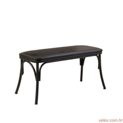 Klupa, Crno, Oliver Bench -  Black