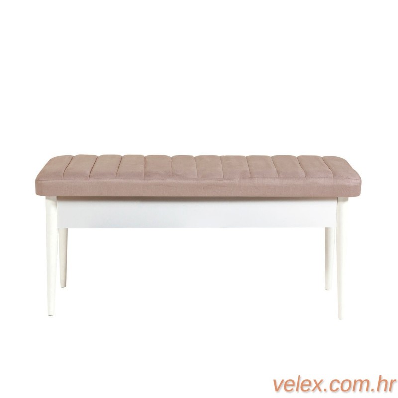 Klupa, Bijela boja Kamen, Vina Bench - White, Stone