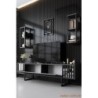 Komoda za TV, Chrome Line - Anthracite, Black