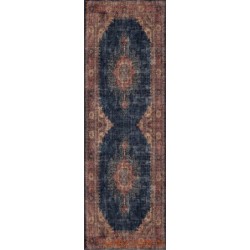 Tepih QUEEN, dimenzije: 75*230 cm, Blues Chenille - Dark Blue AL 26