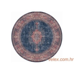 Tepih QUEEN, promjer: 150 cm, Blues Chenille - Dark Blue AL 26