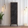 Ormar za cipele, Berlin A - Walnut, Black Marble