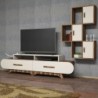 TV jedinica, Flora S - Walnut, Cream